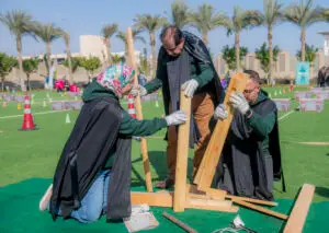 Corporate team building event in Egypt - Kingdom War